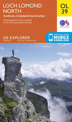 Loch Lomond North, Tyndrum, Crianlarich & Arrochar - OS Explorer Map OL 39 (Sheet map, folded)