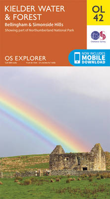 Kielder Water & Forest, Bellingham & Simonside Hills - OS Explorer Map OL 42 (Sheet map, folded)