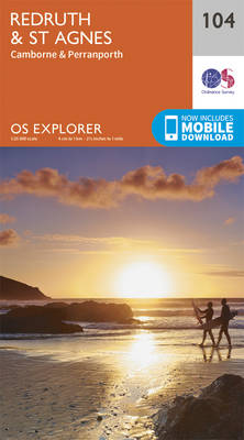 Redruth and St Agnes - OS Explorer Map 104 (Sheet map, folded)