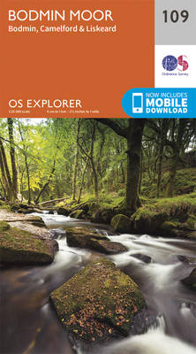 Bodmin Moor - OS Explorer Map 109 (Sheet map, folded)