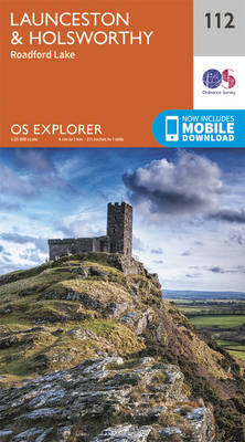 Launceston and Holsworthy - OS Explorer Map 112 (Sheet map, folded)
