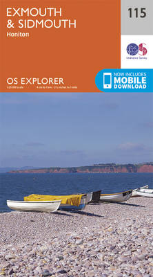 Exmouth and Sidmouth - OS Explorer Map 115 (Sheet map, folded)