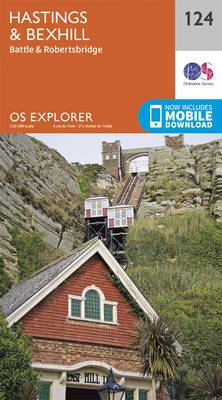 Hastings and Bexhill - OS Explorer Map 124 (Sheet map, folded)