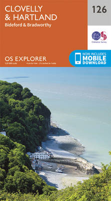Clovelly and Hartland - OS Explorer Map 126 (Sheet map, folded)