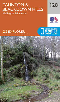 Taunton and Blackdown Hills - OS Explorer Map 128 (Sheet map, folded)