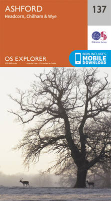 Ashford - OS Explorer Map 137 (Sheet map, folded)
