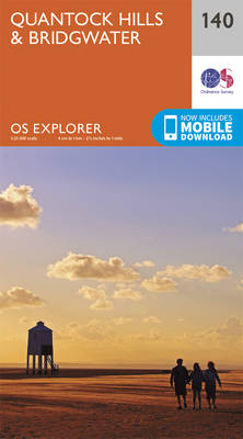 Quantock Hills and Bridgwater - OS Explorer Map 140 (Sheet map, folded)
