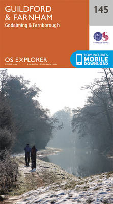 Guildford and Farnham - OS Explorer Map 145 (Sheet map, folded)