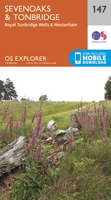Sevenoaks and Tonbridge - OS Explorer Map 147 (Sheet map, folded)