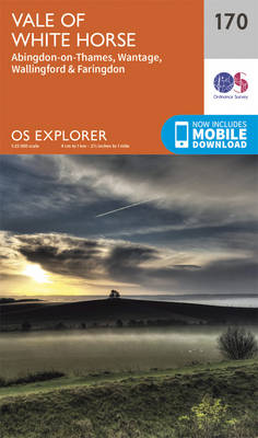 Abingdon, Wantage and Vale of White Horse - OS Explorer Map 170 (Sheet map, folded)