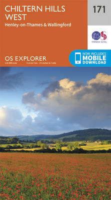 Chiltern Hills West, Henley-on-Thames and Wallingford - OS Explorer Map 171 (Sheet map, folded)