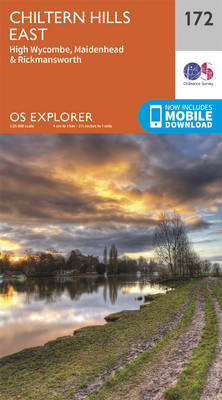 Chiltern Hills East - OS Explorer Map 172 (Sheet map, folded)