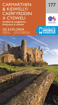 Carmarthen and Kidwelly - OS Explorer Map 177 (Sheet map, folded)