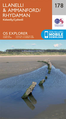 Llanelli and Ammanford/Rhydaman - OS Explorer Map 178 (Sheet map, folded)