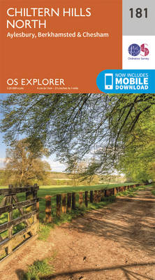Chiltern Hills North - OS Explorer Map 181 (Sheet map, folded)