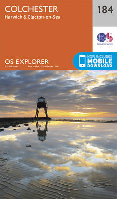 Colchester - OS Explorer Map 184 (Sheet map, folded)