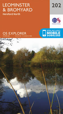Leominster and Bromyard - OS Explorer Map 202 (Sheet map, folded)