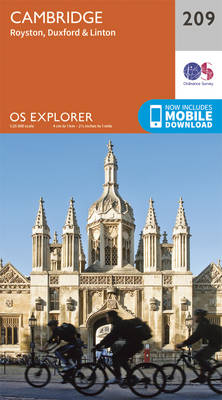 Cambridge, Royston, Duxford & Linton - OS Explorer Map 209 (Sheet map, folded)