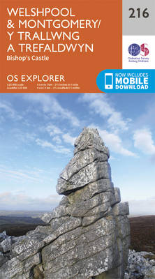 Welshpool and Montgomery - OS Explorer Map 216 (Sheet map, folded)