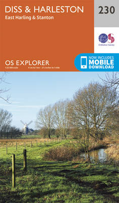 Diss & Harleston - OS Explorer Map 230 (Sheet map, folded)