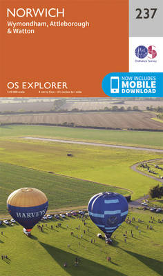 Norwich - OS Explorer Map 237 (Sheet map, folded)