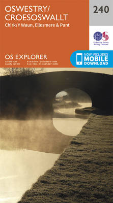 Oswestry / Croesoswallt - OS Explorer Map 240 (Sheet map, folded)