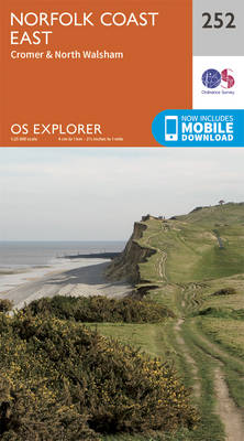 Norfolk Coast East - OS Explorer Map 252 (Sheet map, folded)