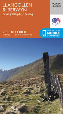 Llangollen and Berwyn - OS Explorer Map 255 (Sheet map, folded)