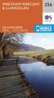 Wrexham - OS Explorer Map 256 (Sheet map, folded)
