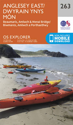 Anglesey East - OS Explorer Map 263 (Sheet map, folded)