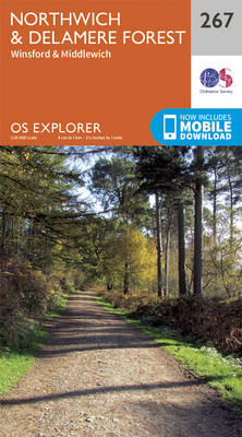 Northwich and Delamere Forest - OS Explorer Map 267 (Sheet map, folded)