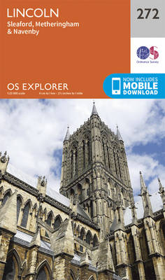 Lincoln - OS Explorer Active Map 272 (Sheet map, folded)