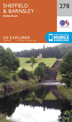 Sheffield and Barnsley - OS Explorer Active Map 278 (Sheet map, folded)