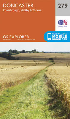 Doncaster, Conisbrough, Maltby and Thorne - OS Explorer Active Map 279 (Sheet map, folded)