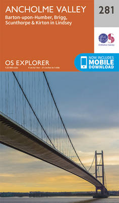 Ancholme Valley - OS Explorer Active Map 281 (Sheet map, folded)
