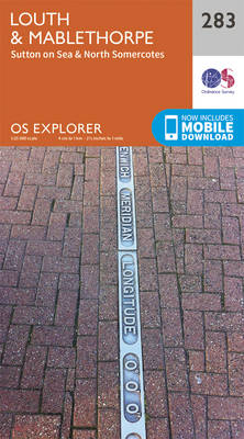 Louth and Mablethorpe - OS Explorer Active Map 283 (Sheet map, folded)