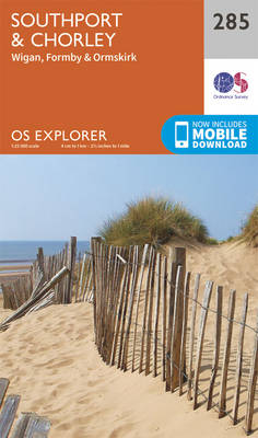 Southport and Chorley - OS Explorer Active Map 285 (Sheet map, folded)