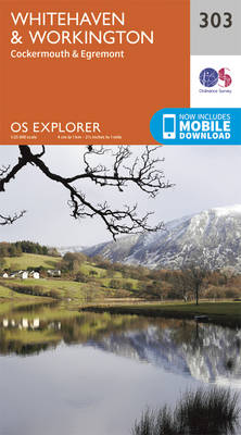 Whitehaven and Workington - OS Explorer Active Map 303 (Sheet map, folded)
