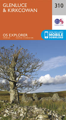 Glenluce and Kirkcowan - OS Explorer Active Map 310 (Sheet map, folded)