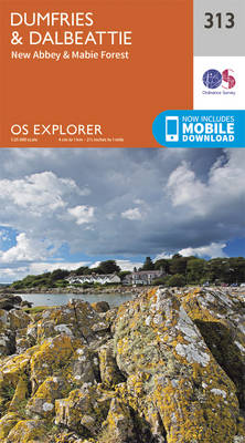 Dumfries and Dalbeattie - OS Explorer Active Map 313 (Sheet map, folded)