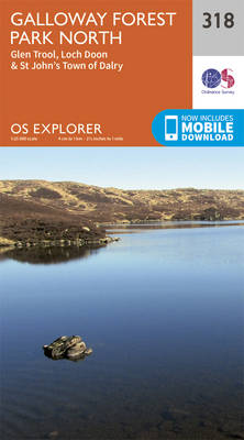 Galloway Forest Park North - OS Explorer Active Map 318 (Sheet map, folded)