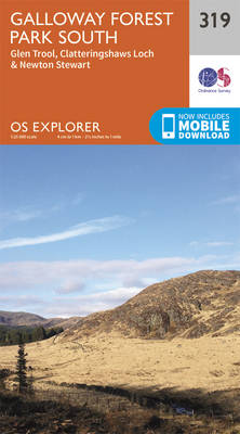 Galloway Forest Park South - OS Explorer Active Map 319 (Sheet map, folded)