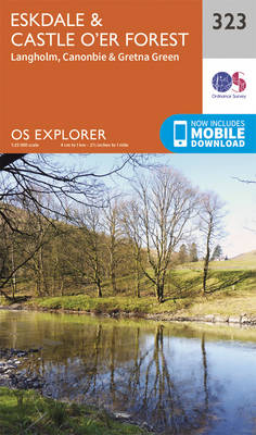 Eskdale and Castle O'er Forest - OS Explorer Active Map 323 (Sheet map, folded)