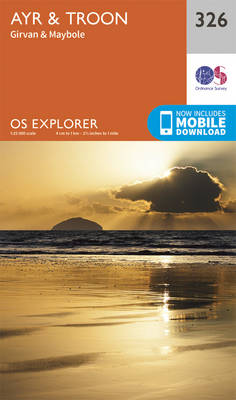 Ayr and Troon - OS Explorer Active Map 326 (Sheet map, folded)