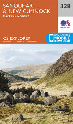 Sanquhar and New Cumnock - OS Explorer Active Map 328 (Sheet map, folded)