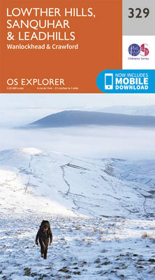 Lowther Hills, Sanquhar and Leadhills - OS Explorer Active Map 329 (Sheet map, folded)