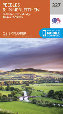 Peebles and Innerleithen - OS Explorer Active Map 337 (Sheet map, folded)