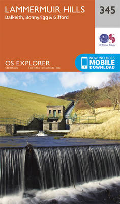 Lammermuir Hills - OS Explorer Active Map 345 (Sheet map, folded)