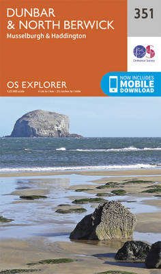 Dunbar and North Berwick - OS Explorer Active Map 351 (Sheet map, folded)