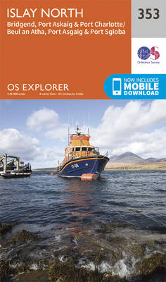 Islay North - OS Explorer Active Map 353 (Sheet map, folded)